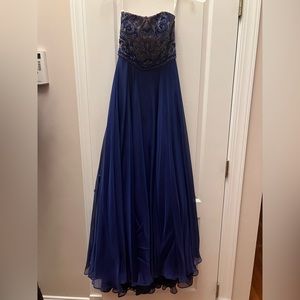 Sherri Hill Royal Blue Formal dress, Size 00